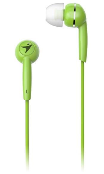 GENIUS HS-M320 /sluchátka s mikrofonem/ 3,5mm jack - 4 pin/ zelený (31710005416)