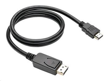 C-TECH Kabel DisplayPort/HDMI, 1m, černý (KABCT1K10)