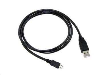 C-TECH Kabel USB 2.0 AM/Micro, 0,5m, černý (KABCT1CM0)