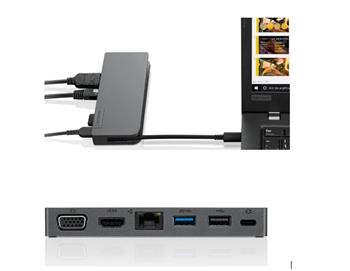 Lenovo Hub ThinkPad USB-C Travel Hub (VGA, HDMI, 2xUSB, RJ45) (4X90S92381)