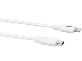 AVACOM MFIC-120W kabel USB-C - Lightning, MFi certifikace, 120cm, bílá (DCUS-MFIC-120W)