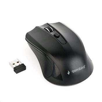 GEMBIRD Myš MUSW-4B-04, černá, bezdrátová, USB nano receiver (MYS054272)