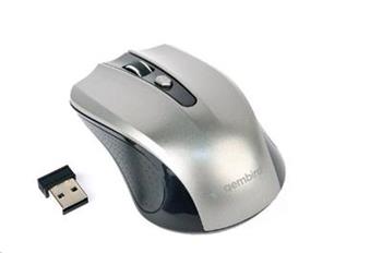 GEMBIRD Myš MUSW-4B-04-BG, černo-šedá, bezdrátová, USB nano receiver (MYS054273)