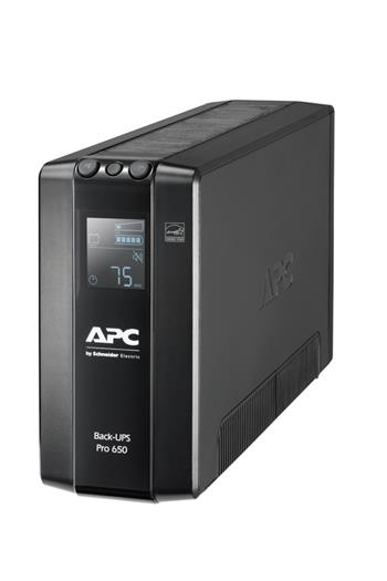 APC Back-UPS Pro 650VA (390W) 6 Outlets AVR LCD Interface (BR650MI)