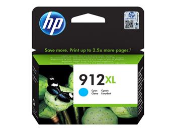 HP Ink Cartridge 912XL/Cyan//825 stran (3YL81AE)