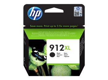 HP Ink Cartridge 912XL/Black/825 stran (3YL84AE)