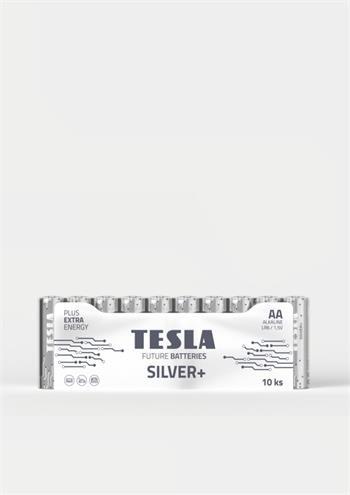 Tesla AA SILVER+ alkalická, 10 ks fólie, (LR06, tužková) ND (1099137212)