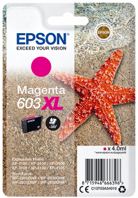 EPSON cartridge T03A3 magenta XL (hvězdice) (C13T03A34010)