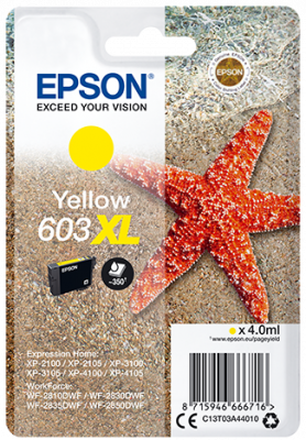 EPSON cartridge T03A4 yellow XL (hvězdice) (C13T03A44010)