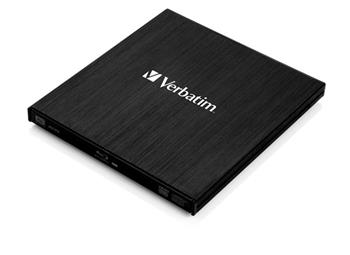 VERBATIM Externí Blu-ray Slimline Ultra HD 4K vypalovačka USB 3.1 Gen 1 (USB-C) (43888)