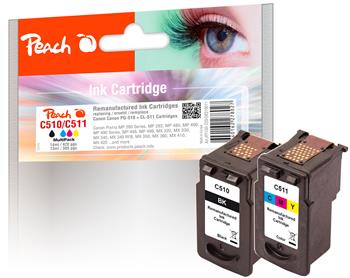 PEACH kompatibilní cartridge Canon PG-510 / CL-511 MultiPack, black, color (319011)