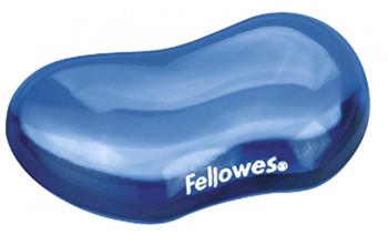 Fellowes podložka pod zápěstí CRYSTAL gelová modrá (felfergwpadcrystb)