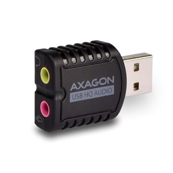 AXAGON ADA-17, USB2.0 - stereo HQ audio MINI adaptér, 24-bit/96kHz (ADA-17)