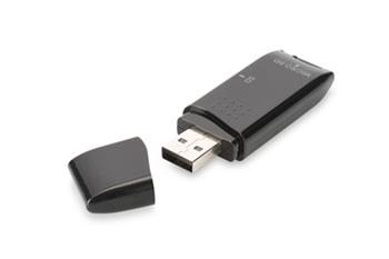 DIGITUS USB 2.0 SD / Micro SD čtečka karet pro karty SD (SDHC / SDXC) a TF (Micro-SD) (DA-70310-3)