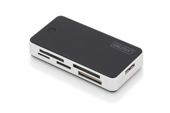 DIGITUS Čtečka karet USB 3.0 s připojovacím kabelem USB 1m Podpora karet MS / SD / SDHC / MiniSD / M2 / CF / MD / SDXC (DA-70330-1)