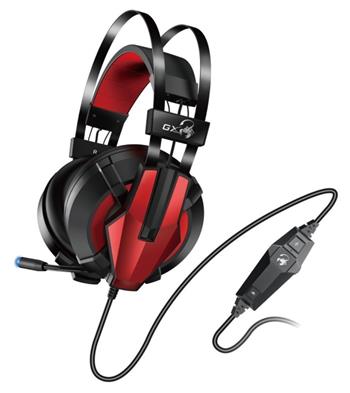 GENIUS GX GAMING HS-G710V Headset, herní, drátový, náhlavní, 7.1 virtuální zvuk, mikrofon, vibrace, USB (31710014400)