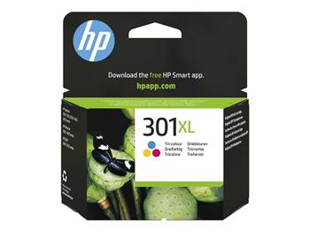HP Ink Cartridge 301XL/Color/300 stran (CH564EE)