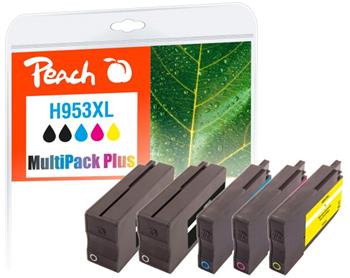 PEACH kompatibilní cartridge HP No. 953XL, Multi-Pack-Plus, 2x bk, 1x c,m,y; 2x43/3x20ml (319958)