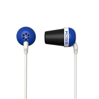 KOSS sluchátka THE PLUG modrá, sluchátka do uší, bez kódu (THE PLUG Blue)