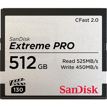 SanDisk Extreme Pro CFAST 2.0 512GB 525MB/s VPG130 (SDCFSP-512G-G46D)