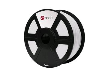 C-TECH tisková struna ( filament ) , PETG, 1,75mm, 1kg, bílá (3DF-PETG1.75-W)