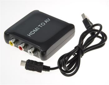 PremiumCord převodník HDMI na kompozitní signál a stereo zvuk (khcon-16)