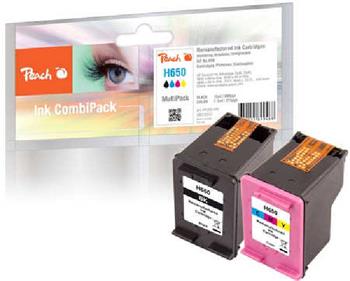 PEACH kompatibilní cartridge HP No 650 MultiPack, black, color, 12 ml, 7.1 ml (318547)