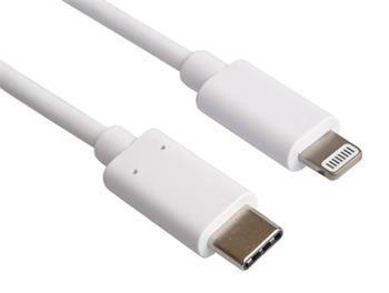 PremiumCord Lightning - USB-C™ USB nabíjecí a datový kabel MFi pro Apple iPhone/iPad, 0,5m (kipod52)