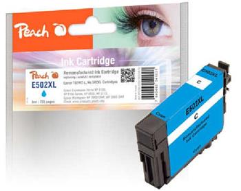 PEACH kompatibilní cartridge Epson T02W2, No 502XL azurová, 8ml (320873)