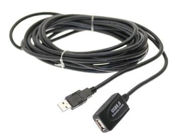 PremiumCord USB 2.0 repeater a prodlužovací kabel A/M-A/F 5m (ku2rep5)