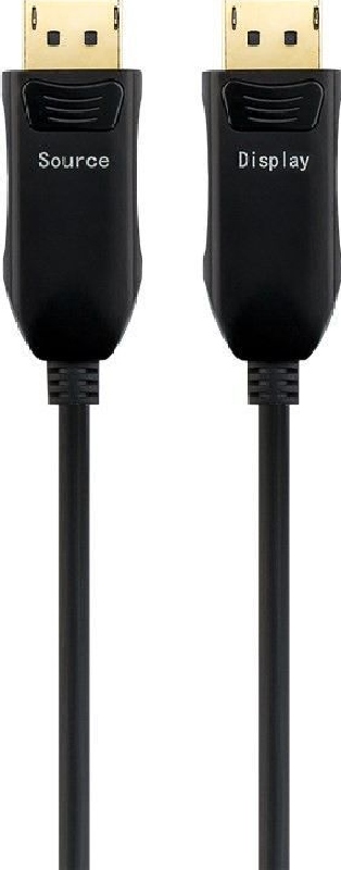 PremiumCord Optický DisplayPort 1.3/1.4 přípojný kabel M/M, zlacené konekt. 30m (kport6-30)