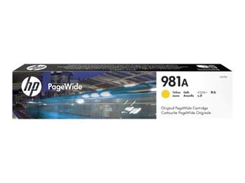 HP 981A Žlutá originální kazeta PageWide pro HP PageWide Enterprise Color 556 / MFP 586 (J3M70A)