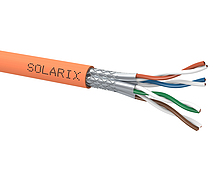Solarix Instalační kabel CAT7 SSTP LSOH Cca 1000MHz 500m/cívka (SXKD-7-SSTP-LSOH)