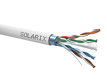 Solarix Instalační kabel CAT6 FTP PVC Eca 500m/cívka (SXKD-6-FTP-PVC)