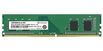 Transcend paměť 8GB DDR4 2666 U-DIMM (JetRam) 1Rx16 CL19 (JM2666HLG-8G)