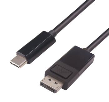 PremiumCord Převodník kabel 2m USB3.1 na DisplayPort, rozlišení 4K*2K@30Hz (ku31dp02)