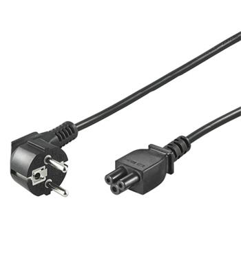 PremiumCord Kabel síťový 230V k notebooku 3m, trojlístek "Mickey Mouse" (kpspt3)