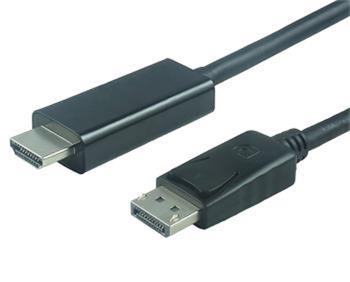 PremiumCord DisplayPort na HDMI kabel 1m M/M (kportadk01-01)