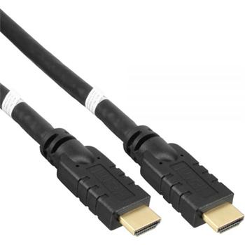 PremiumCord HDMI High Speed with Ether.4K@60Hz kabel se zesilovačem,10m, 3x stínění, M/M, zlacené konektory (kphdm2r10)