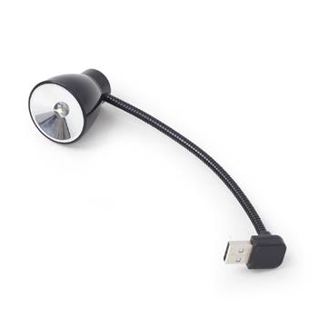 GEMBIRD USB lampička k notebooku GEMBIRD NL-02, flexibilní, černáUSB lampička k notebooku NL-02, flexibilní, černá (NL-02)