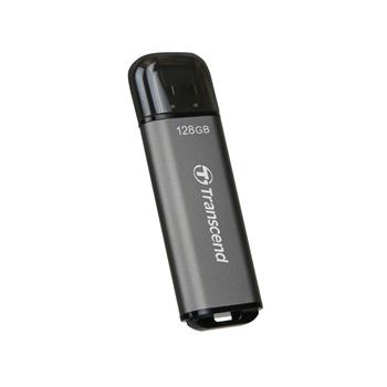Transcend 128GB JetFlash 920, USB 3.0 (3.2 Gen 1) flash disk, LED indikace, 420MB/s R, 400MB/s W, vesmírně šedý (TS128GJF920)