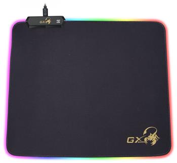 GENIUS GX GAMING GX-Pad 300S RGB podsvícená podložka pod myš 320 x 270 x 3 mm, černá (31250005400)