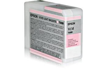 EPSON cartridge T580B vivid light magenta (80ml) (C13T580B00)