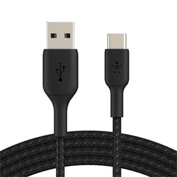 Belkin USB-C kabel, 1m, černý - odolný (CAB002bt1MBK)