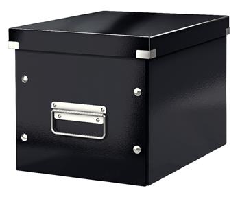 LEITZ Čtvercová krabice Click&Store, velikost M (A5), černá (61090095)