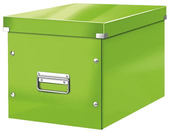 LEITZ Čtvercová krabice Click&Store, velikost L (A4), zelená (61080054)