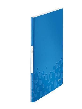 LEITZ Katalogová kniha WOW, PP, 20 kapes, modrá (46310036)