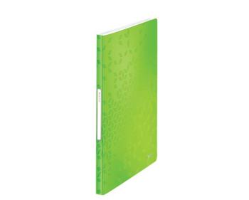 LEITZ Katalogová kniha WOW, PP, 20 kapes, zelená (46310054)