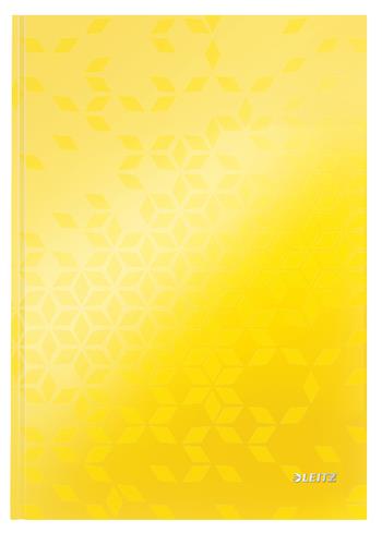 LEITZ Zápisník WOW, A4, linka, žlutá (46251016)
