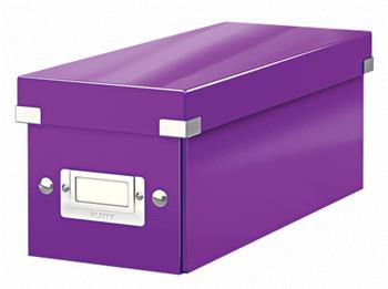 LEITZ Krabice na CD Click&Store, purpurová (60410062)